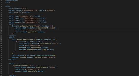 how to defer javascript.
